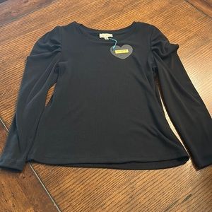 NWT Girls Puff Sleeve Tee